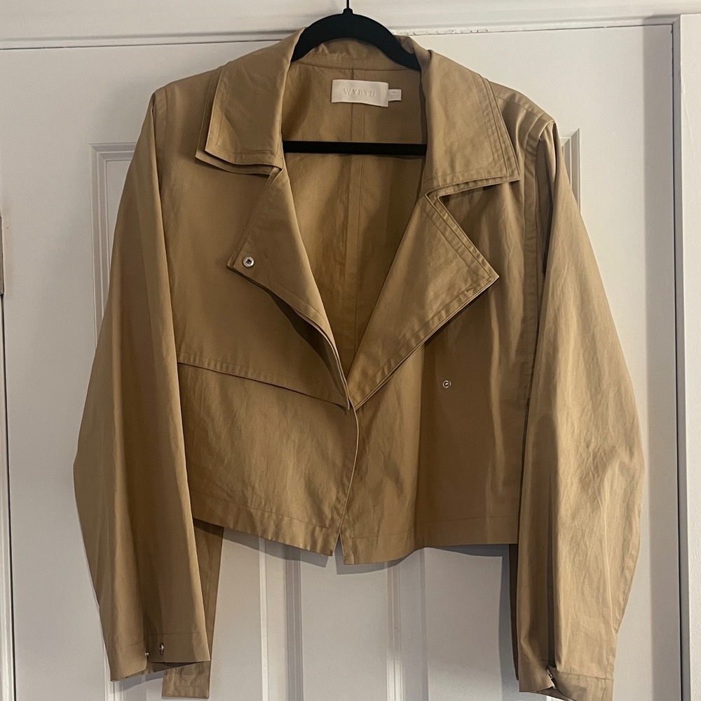 WYETH Tan Women's Cropped Trench